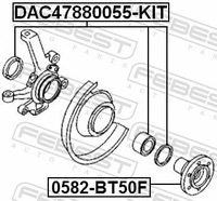фото thumb №3, Febest 0582-bt50f ступиця колеса