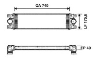 Купити Valeo інтеркулер renault master 1,9-3,0 dci 01-, фото thumb
