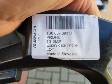 фото thumb №7, Ковзун лівий задній vw up! 1s6807393d