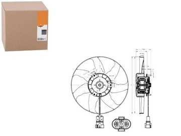 фото thumb №1, Nrf wentulator радіатор 7d0959455k 302076 048032n