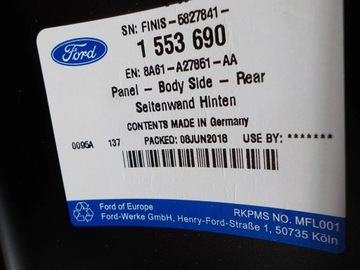 фото thumb №7, Ford fiesta mk7 13- обшивка зад задние левая
