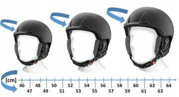 Лыжный шлем UVEX Instinct Visor черный 59-61 см