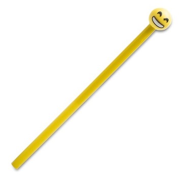 КАРАНДАШ С Улыбающимся Эмодзи СМЕШНО ДЛЯ РАБОТЫ ШКОЛА MIL YELLOW