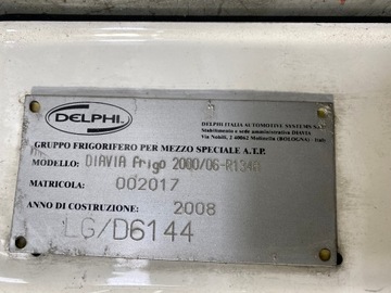 ХОЛОДИЛЬНЫЙ ГЕНЕРАТОР DIAVIA FRIGO 2000 12В DELPHI