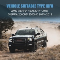 фото thumb №8, Gmc sierra 1500 2500 3500 2014-2018 лампа лампи передні комплект led vland