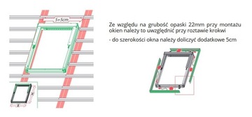 Zestaw izolacyjny FAKRO XDP THERMO do okien 94x140
