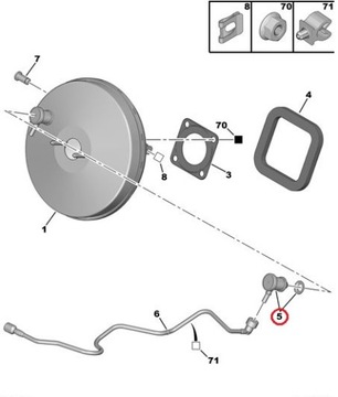 фото thumb №9, Клапан вакуум підсилювач citroen/peugeot 459931 org