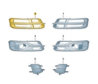фото thumb №1, Решётка бампера правая перед audi a6 allroad polift