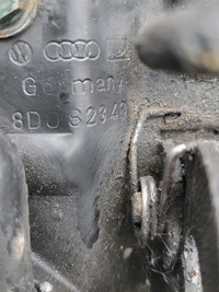 фото thumb №9, Капот кришка двигуна решітка решітка радіатора засув омивачі audi a4 b5 8d0 срібна