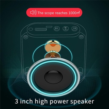 Портативный Voice Megaph с гарнитурой, белый