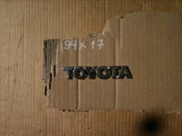 фото thumb №1, Эмблема надпись логотип toyota avensis corolla 94x17 mm