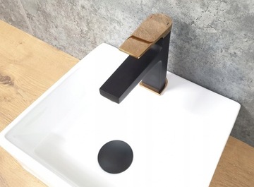 RAIN GAUGE Black GOLD Смеситель для ванны, для умывальника