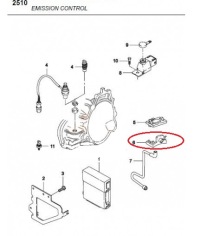 Кронштейн датчика вакуумa daewoo opel chevrolet Цена, фото thumb