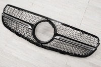 фото thumb №8, Mercedes glc x253 2015-2019 решётка радиатора diamond чёрный