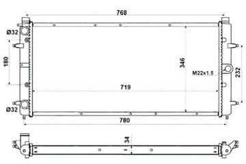 фото thumb №12, Радіаторів двигуна nrf 509514 701121253d