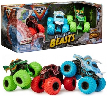 Дракон Дракон Динозавр Юрский Грузовик 3x Monster Jam