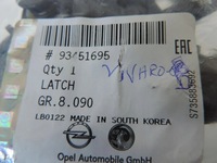 фото thumb №5, Opel vivaro b замок капот 93451695 оригинал