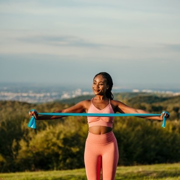 ЛЕНТА РЕАБИЛИТАЦИОННАЯ РЕЗИНА 2М FITNESS