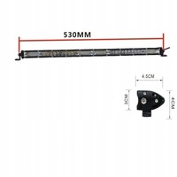 фото thumb №12, Панель led протитуманна фара дальнє світло молдинг 53cm 1200w
