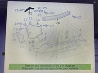 фото thumb №11, Напрямна бампера задня лівий toyota rav-4 2018- 52156-42050 оригінал