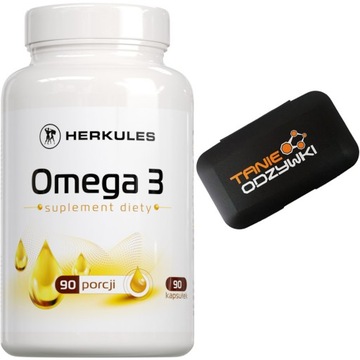 HERCULES Omega 3 90 капсул РЫБИЙ МАСЛ BRAIN HEART VISION EPA DHA ЖИРНЫЕ КИСЛОТЫ