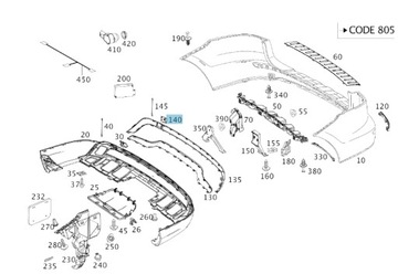 фото thumb №2, Заглушка фаркоп holownieczego mercedes w166 gl ml gle gls