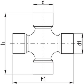 Крест 35х98 мм