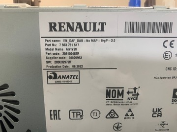 фото thumb №15, Townstar renault kangoo iii 3 1.3 tce 22r радіо навігація навігація оригінал