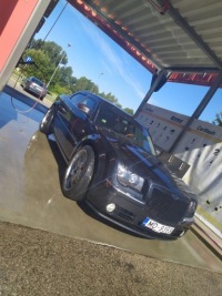 Чорний блиск chrysler 300c lx 2004-2010 передній бампер спойлер lip / Зі Шроту, фото thumb