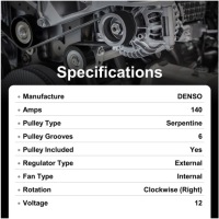 Купить Новый генератор chrysler 140a, фото thumb