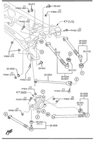 фото thumb №2, Важіль задня mazda rx-8 se fe 2003-2012 new оригінальний номер