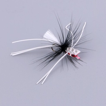 3X Fishing Pływające Popper Muchy Sztuczne