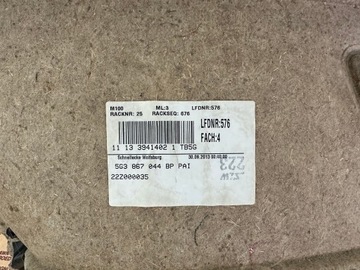 фото thumb №7, Vw golf vii обивка боковина правый зад 5g3867044bp