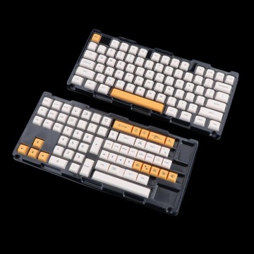 140 колпачков для клавиш из ПБТ, тема «Медовое молоко» XDA