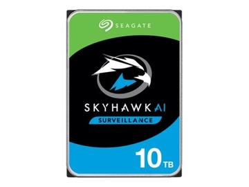 Диск Seagate Skyhawk AI ST10000VE001 (10 ТБ; 3,5 дюйма; SATA; 256 МБ;
