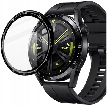 ПОЛНОЕ 3D ГИБРИДНОЕ СТЕКЛО ДЛЯ HUAWEI WATCH GT 3 46MM