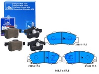 фото thumb №1, Гальмівні колодки гальмівні acura tl honda accord iv accord v