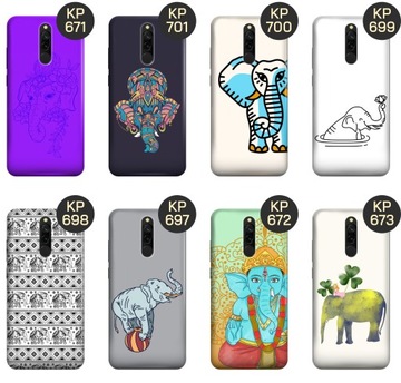 ЧЕХОЛ ДЛЯ XIAOMI REDMI 8 УЗОРОВ СЛОНОВ КОРПУС СЛОНА КРЫШКА КОРПУСА
