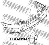 фото thumb №3, Заглушка буксирувальний haku зад do nissan almera