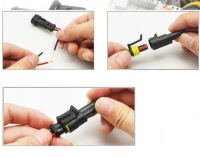 Купить Колодка штекер соединитель hermetyczne superseal 2 pin do zalutowania с шланги, фото thumb