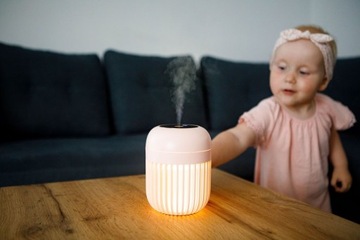 InnoGIO Увлажнитель воздуха с розовой USB-лампой