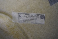 фото thumb №15, Потолок чёрная стойка защита защитные накладки skoda fabia ii vrs rs