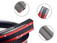 фото thumb №15, Спойлер универсальный спойлер задней крышки багажника накладка карбон 150 cm