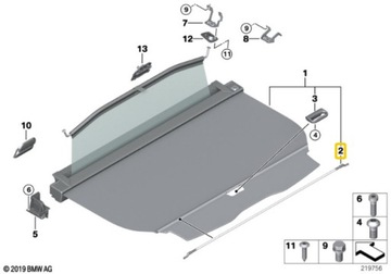 фото thumb №6, Дверной лента лебёдка ролеты bmw 5 f11 f11 lci оригинальный 51477280410