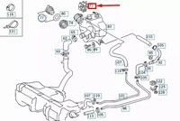 фото thumb №9, Mercedes-benz a w169 fuel filler neck guide funnel a1694700029 oem