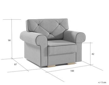 ZESTAW WYPOCZYNKOWY 3+2+1 LORES / Sofa Kanapa fotel