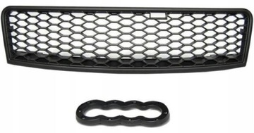 фото thumb №3, Решётка радиатора audi a6 c5 rs-type 06.01-05.04 матовый чёрный