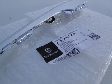 фото thumb №10, Mercedes s клас w222 222 рестайлінг планка w бампер спойлер праві хром amg