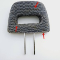 Підголівник сидіння правий перед honda cr-v ii nr167 Недорого, фото thumb