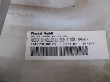 фото thumb №13, Накладка планка порогова ліва bmw e83 x3 м-пакет 354/7 titan-silver